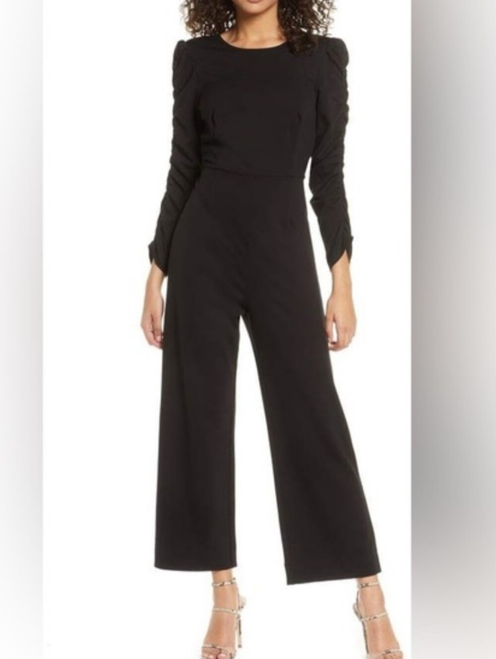 NWT! Ali & Jay Mountain Views Ruched Jumpsuit XS Black